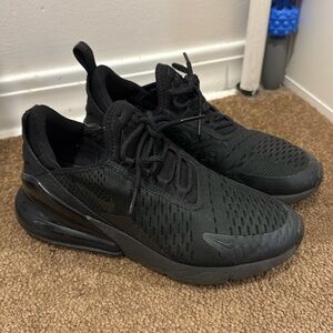Black Nike shoes